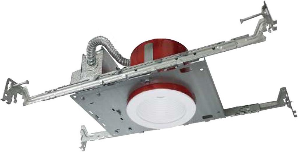 LEDH-RT4SICA 4 IC and Airtight Shallow 2 hours Fire Rated LED Recessed Downlight 4 LED 120 Min. Fire Rated 4 (102mm) 4-1/4 (108mm) Housing Galvanized steel housing.