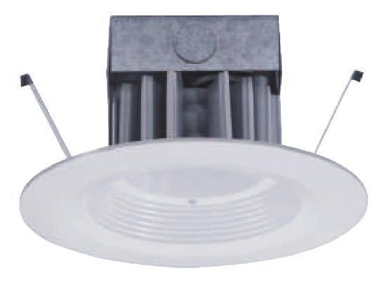 LEDH-NCR5ICAR 120VAC LED DoB 5 Recessed Housing Down Light with Baffle Trim for IC type Remodeling Applications 5 LED 7-1/4 (184mm) 3-7/8 (98mm) DESCRIPTION 7-1/4 (184mm) 7-1/4 (184mm) Ceiling