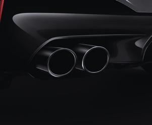 Side gills with designation in Black High-gloss Door handle inserts in body colour