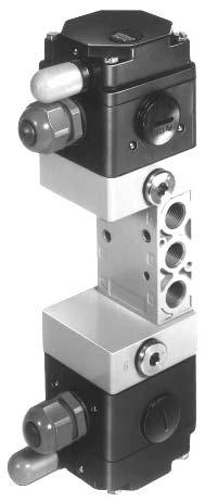 They are used for controlling single- or double-acting pneumatic actuators.
