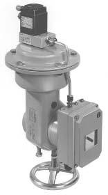 , connection 1 / "), 2 with restrictor block (100-676) for single-acting continuous rotary actuator, or