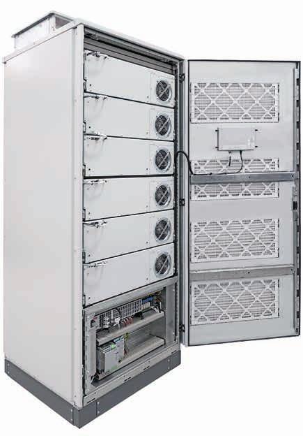 04 PCS120 MV UPS in independent mode with seamless transition of the load from the utility to the energy storage supply.