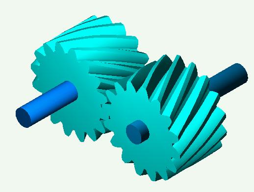 Helical gears In transmission applications, helical gears are more popular than spur gears.