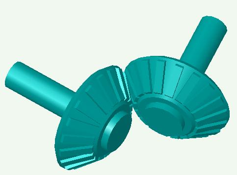 Bevel Gears Bevel gears are used to transmit power between two shafts that are perpendicular to each other.