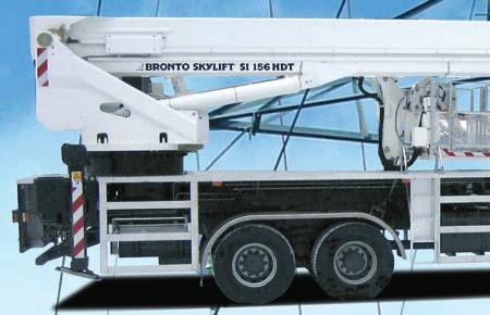 Bronto Skylifts have a primary and back-up safety device for outreach limitation, boom rotation, platform leveling and all other critical operating functions.