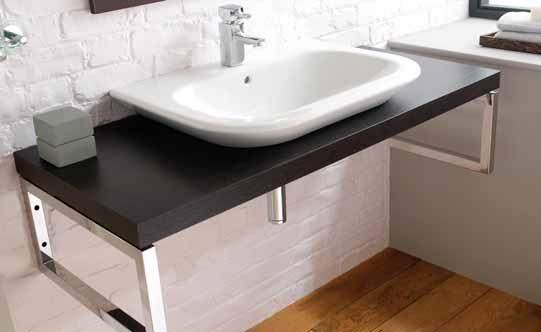 Earth Vanity Basins Oval Basin 209-550 (requires Tall Pillar Tap) H: 170 W: 600 D: 400mm Blend