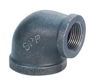 spf malleable iron fittings Class 50 (Standard) Standards & Specifications Import Malleable Iron Screwed Fittings (Class 50) Dimensional: Fittings: SME B6. Unions: SME B 6.9 Bushings/Plugs: SME B 6.