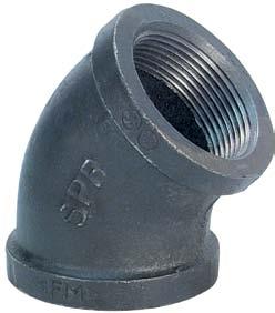 Class 50 (Standard) spf malleable iron fittings 90 ELBOW Size Weight 8 0.69 0.06 4 0.8 0.0 8 0.95 0.5 2.2 0.22 4. 0.6.50 0.57 4.75 0.87 2.94.6 2 2.25.8 2 2 2.70.2.08 4.82 4.79 8.