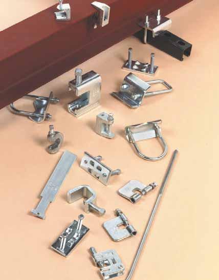 Beam Clamps Our beam attachments and pipe supports offered in this section are designed to provide supports without drilling or welding.