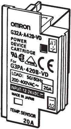 Operation Replacement Parts G32A-A Power Device Cartridge The G32A-A Power Device Cartridge (a Triac Unit) can be replaced with a new one.