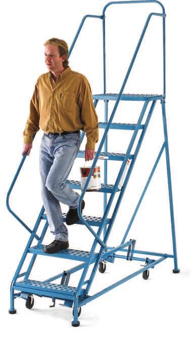 Dock Equipment LADDERS (See page 508 for Ladder Selection Guide) 8 All-Direction 50-Degree Stairway Slope Ladders Round tube construction 50 stairway slope Perforated or Grip-Strut tread Unassembled