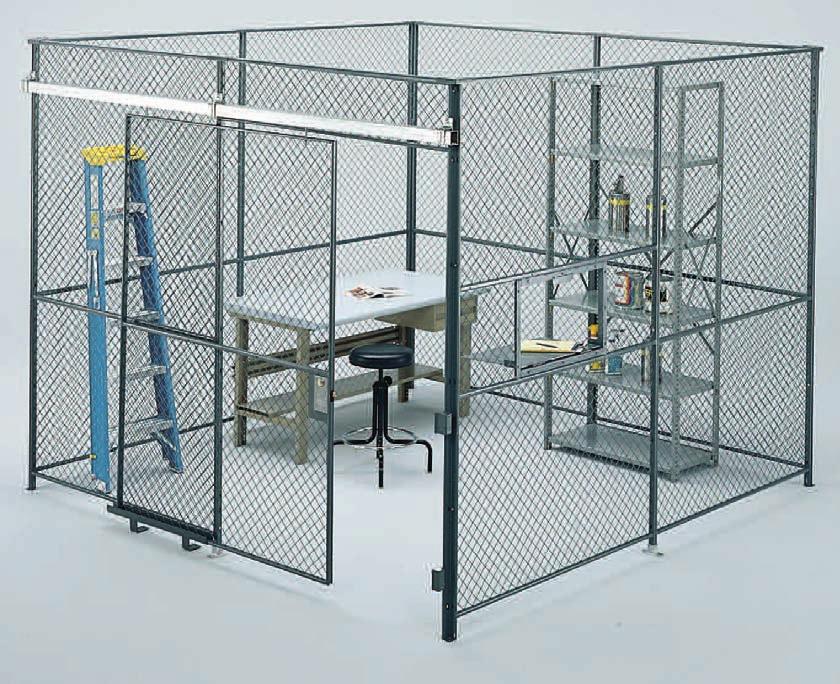 8 Dock Equipment SECURITY PARTITIONS Installation Components INCLUDED WITH ALL PANELS C-Channel vertical