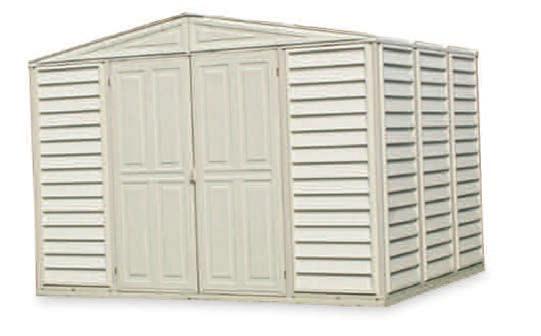 9 Outdoor Products ENCLOSURES & STORAGE SHEDS A DURAMAX Dumpster Enclosures available, call for information.