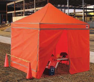Ships unassembled. Description WxDxH Instant shelter with sides 10x10x8' 3261400-R 369.00 Instant shelter without sides 10x10x8' 3261500-R 313.