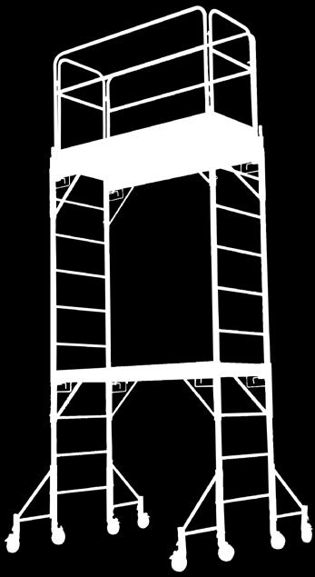Never exceed the weight limit established on the product label. When considering scaffold height, know that scaffolds can be stacked to increase their height.