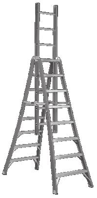 Ladders are manufactured for specific uses, which means, for example, a job that can be safely performed with a step ladder