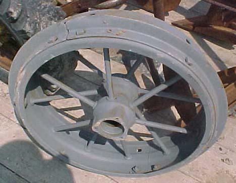 Spoke Steel AC439 (1) GP 208384 213037 213538 213542 F&H wheel 24 x 6 x 3/16 12 round spokes Not in wheel center