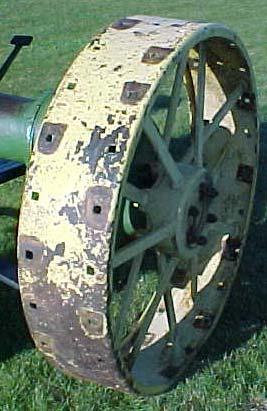 Flat Steel Wheel C1538 GPWT 402669 end F&H 12 spoke