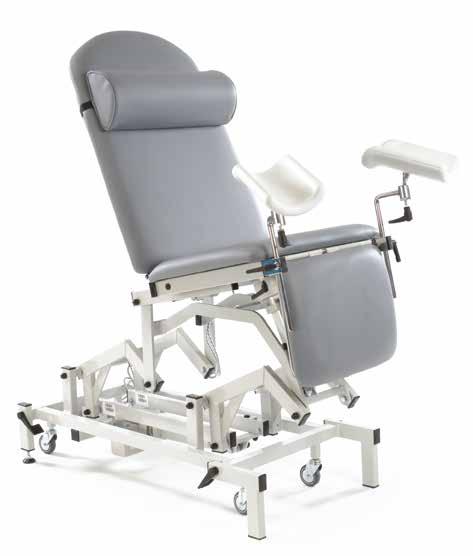 47cm 38cm 49cm 93cm 70cm +15-85 All -15 Height range 52cm to 106cm Medicare Ultrasound Couches Providing smooth electric positioning of height, tilt and backrest angle, these couches feature a
