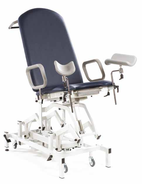 +15 SM8583-15 54cm 93cm SM8553 SM8563 SM8573 Height range 52cm to 106cm Height range 52cm to 106cm Medicare Gynaecology Couches Designed for general gynaecology procedures, these models are