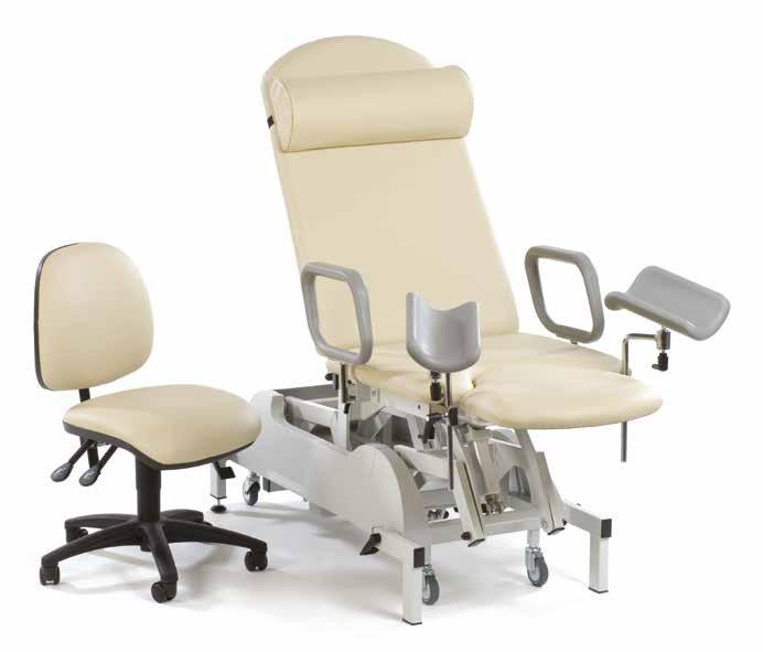 31cm 54cm 93cm +15-90 -15 31cm 54cm 93cm Height range 52cm to 106cm Medicare Deluxe Gynaecology Couches Designed for colposcopy and general gynaecology procedures, these Deluxe models feature