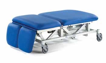 85cm 38cm 49cm 93cm 85cm 38cm 49cm 93cm -85 Height range 50cm to 105cm Medicare Bariatric Drop End Couches The Bariatric Drop End Couches feature electric independently operated foot sections for