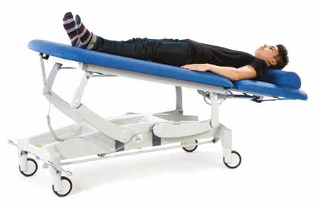 Electric height, backrest and 2-way tilt ensure smooth transition when positioning patients for specialist procedures and treatments.