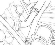 TORQUE: Front engine hanger bolt: Rear upper engine hanger nut: Rear lower engine hanger nut: Set the swingarm pivot bracket onto the