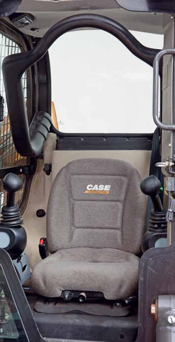 25% wider cab It s not just the range that has expanded: all models benefi t from a cab with up to 25% more internal width, providing greatly improved operator comfort.