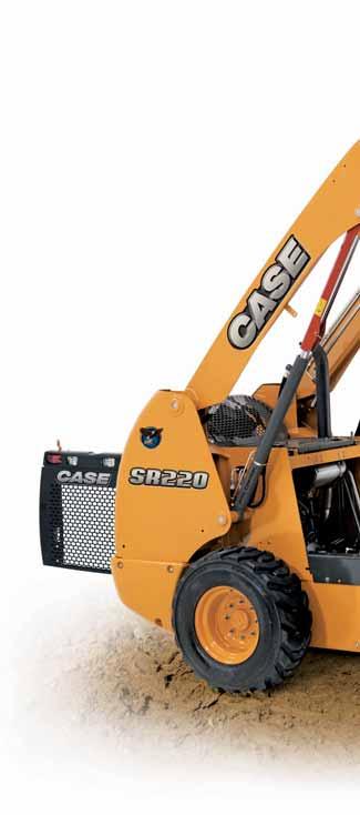 SKID STEER LOADERS Convenient cab tilting With just two