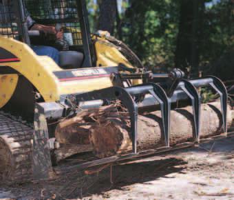 and shrubs in construction, agricultural and landscaping applications. Backhoes.