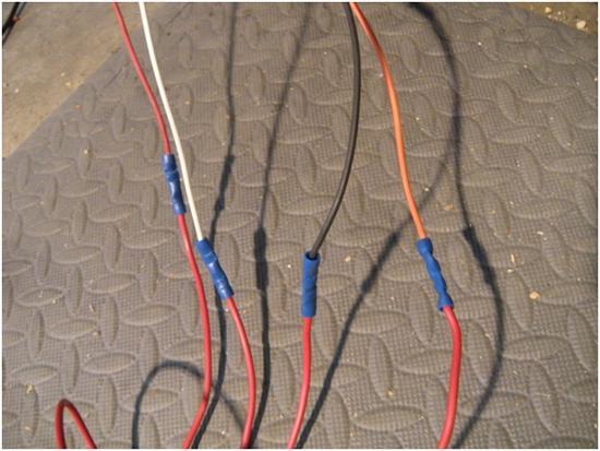 18. Once you have your lengthened wires, you will need to route all of the wires around to the coil and battery. 19.