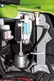 Easy rear access to the hydraulic components such as the variable pump and the service pump.