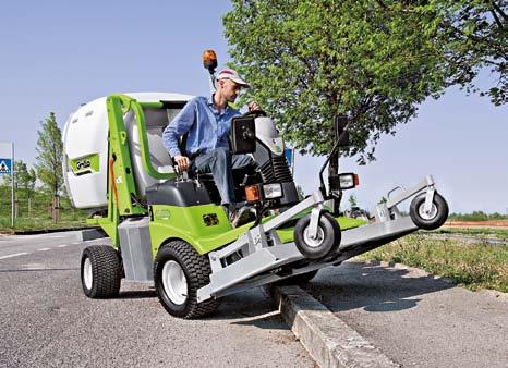 A job well done with high reliability The Grillo FD 2200 is equipped with an elevated grass