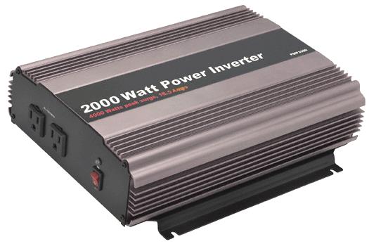 The batteries powering the inverter would be connected in parallel and most household equipment could be