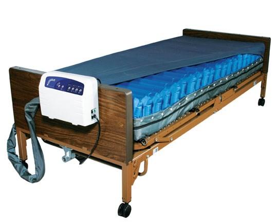 Med-Aire Alternating Pressure/ Low Air Loss Mattress This combination therapy overlay system provides both alternating pressure and low air loss to optimize pressure redistribution and manage skin