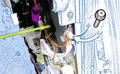 6-7) (i) Secure the V4 s Ground Terminal with the Vehicle s Ground Terminal using the same Bolt. (Fig.