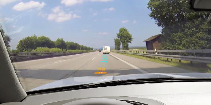 Use windshield as a display for Advanced Driver Assistance Alert the driver from potential problems Better driving, avoid