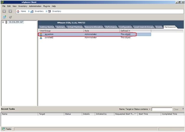 PowerChute Network Shutdown: VMware User Guide Standalone VMware Host Details When deployed as a virtual appliance or installed on a vma, PowerChute connects directly to the VMware host to shut it