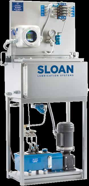 Sloan Lubrication System Automatic, protected lubricant delivery for compressors, pumps, and all critical equipment The Sloan Lubrication System, comprised of highest