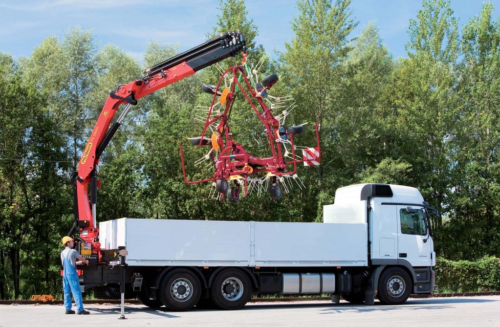 Open to a wide range of uses Every PALFINGER crane includes an extensive amount of