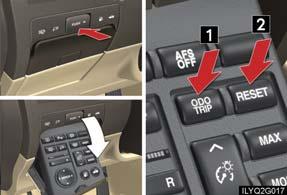 The steering wheel returns automatically to its previously set position when the engine switch is switched to ACC