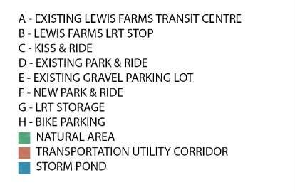 Valley Line West LRT Concept Plan Recommended Amendments Lewis Farms LRT Terminus Site Location Concept Plan Amendment Recommendation Approved 2011 Concept Plan Lewis Farms LRT terminus site, 87