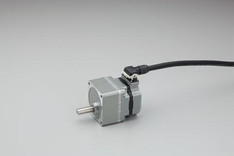 Cable Outlet Direction Can be Selected Two direction types of the motor cable outlet can be selected based on the equipment. (For the round shaft type, the opposite side of the output shaft only.
