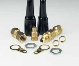 Industrial Gland Kits CW LSOH Brass Gland Kit LSF CW Series Application > Indoor/outdoor type for SWA cable Features & Benefits > Brass indoor and outdoor cable gland & accessories > For circular,