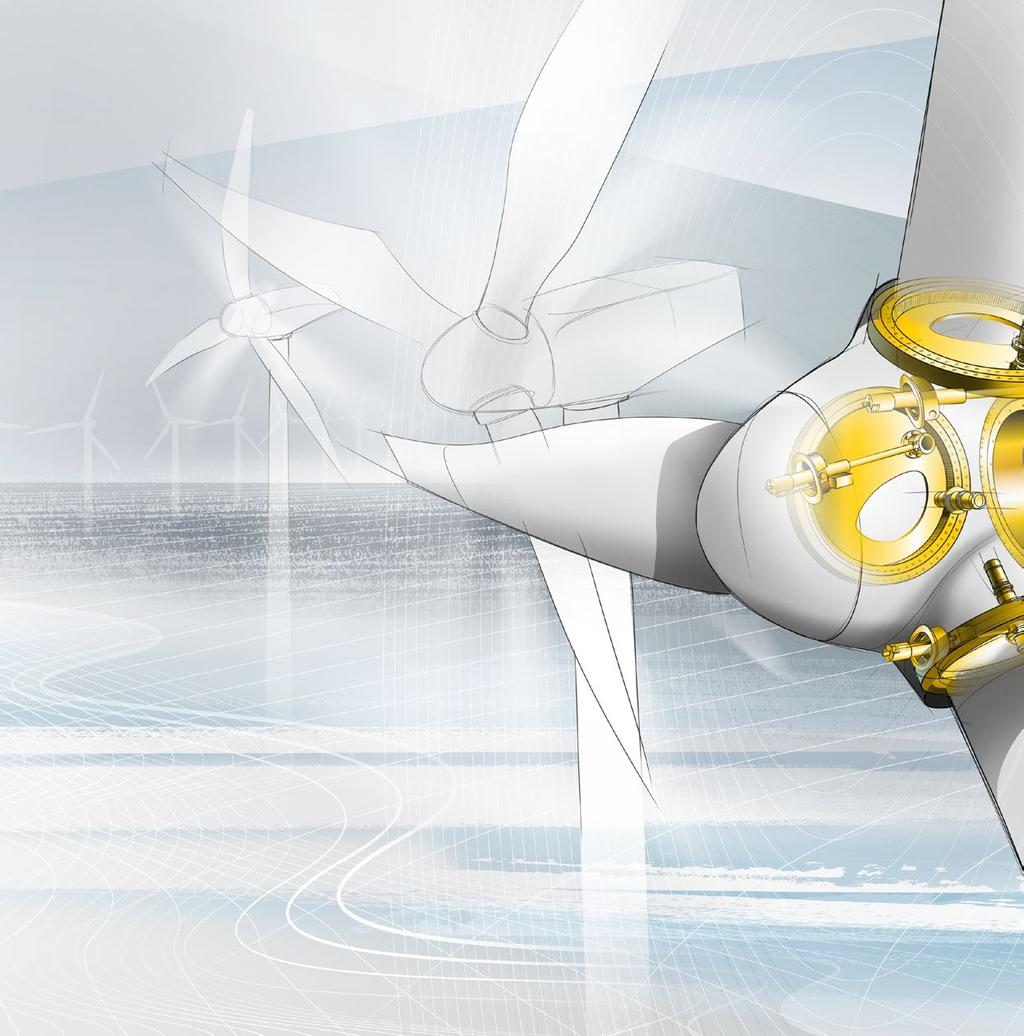 Wide product range Pitch systems Well-engineered mechanical systems for rotor blade adjustment produced by Liebherr Precise positioning of rotor blades for maximum energy yield Electric pitch systems