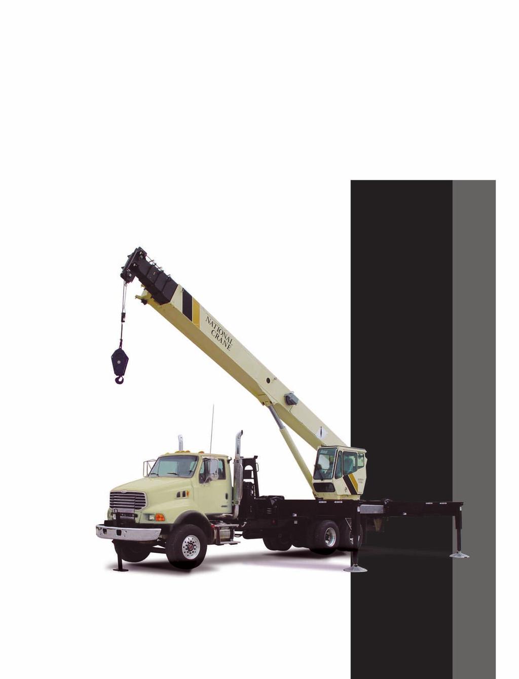 Series 15 product guide features 127 ft (38. m) Five-Section Boom 36 USt (32.