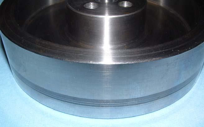 114 Figure F2 shows a close up photograph showing the wear conditions of the disk and HBS after rotating tests.