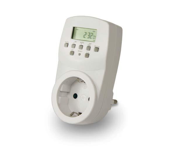 Automatic Timers Mechanical Timer 24h programming 48 switching times per day least switching distance: 30min voltage: 230V