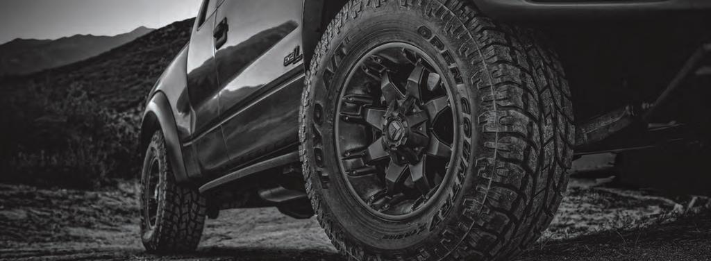 LT LIGHT TRUCK / SUV / CUV ON-/OFF-ROAD ALL-TERRAIN TIRE This versatile all-terrain tire offers excellent traction and tread life along with a blatantly aggressive tread design and quiet ride.